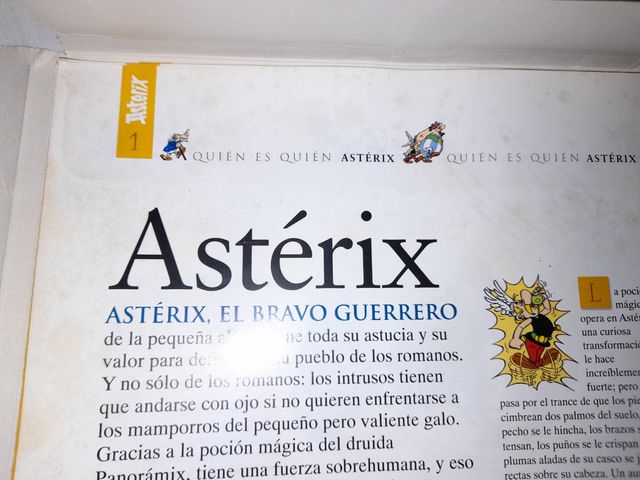 Coleccion 18 láminas Asterix El País.