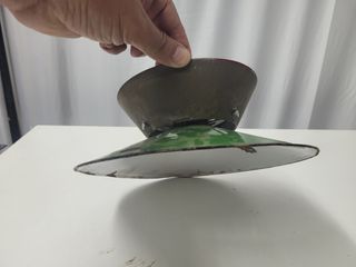 Antigua lampara techo plafon industrial