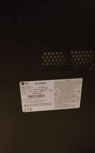 Televisores FullHD 1080 LG 49"y 42" averiadas