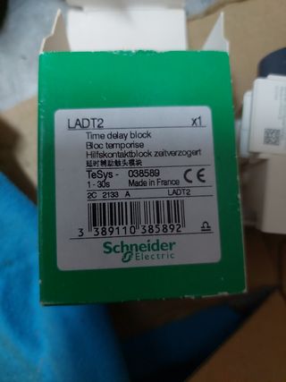 Bloque de contactos temporizado