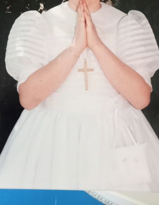 Traje de comunión niña blanco 
