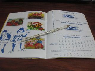 ALBUM CROMOS IMPRESOS HEROES WICKIE CROPAN. LEER.