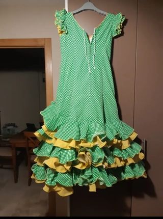 Traje flamenca niña