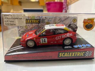 Coche scalextric citroen xsara wrc 2001