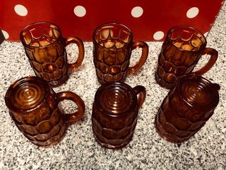 Juego de 6 Jarritas Vintage.