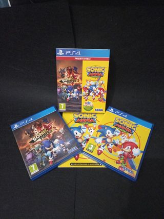 SONIC FORCES Y SONIC MANIA PACK PS4