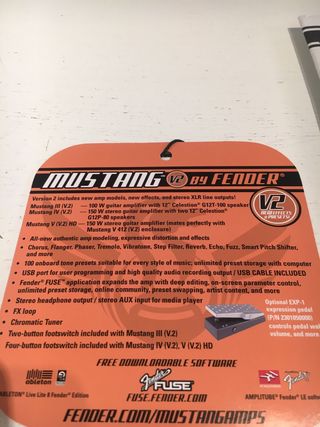 Amplificador fender mustang IV