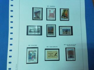 Sellos de España del año 2007 completo.