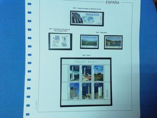 Sellos de España del año 2007 completo.
