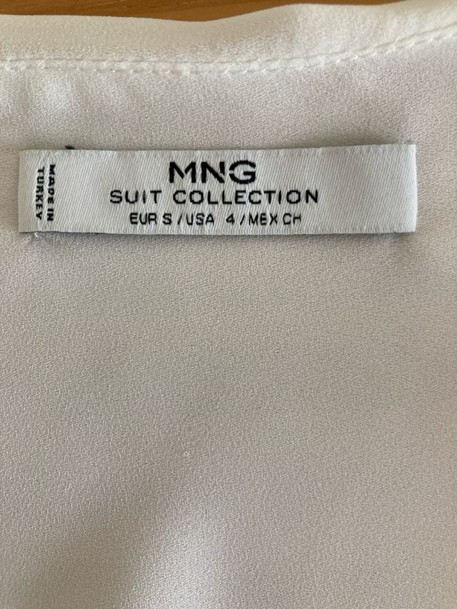 Top tirantes blanco Mango Talla S