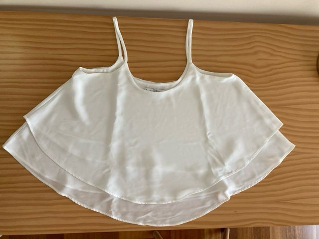 Top tirantes blanco Mango Talla S