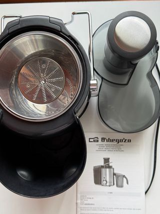 Extractor de zumo Orbegozo como nuevo acero inox