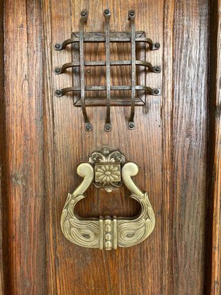 Aldaba bronce para puerta