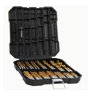 Set 99 brocas de acero alta velocidad HSS titanio