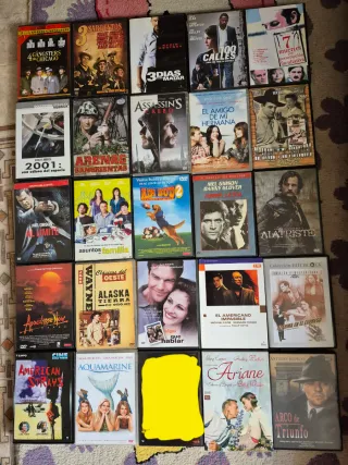 Lote 25, elegir películas dvd 4 x 10 euros