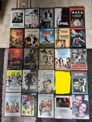 Lote 25, elegir películas dvd 4 x 10 euros
