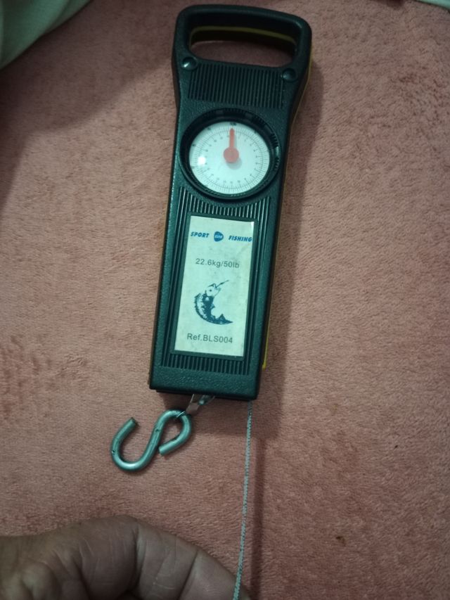 Bilancia da pesca. Per 22 chili. Non lavoro gls