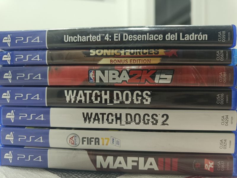 Imagen de 7 JUEGOS PS4 A 40 EUROS