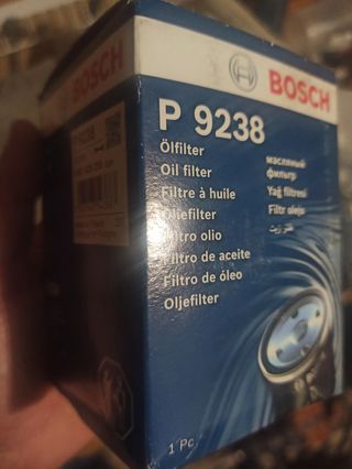 Filtro aceite Bosch P9238