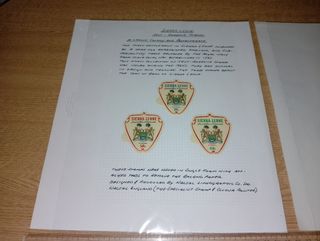 Lote.N1 Sellos conmemorativos sierra leona