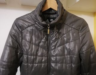 H&M Piumino giubotto grigio Taglia S