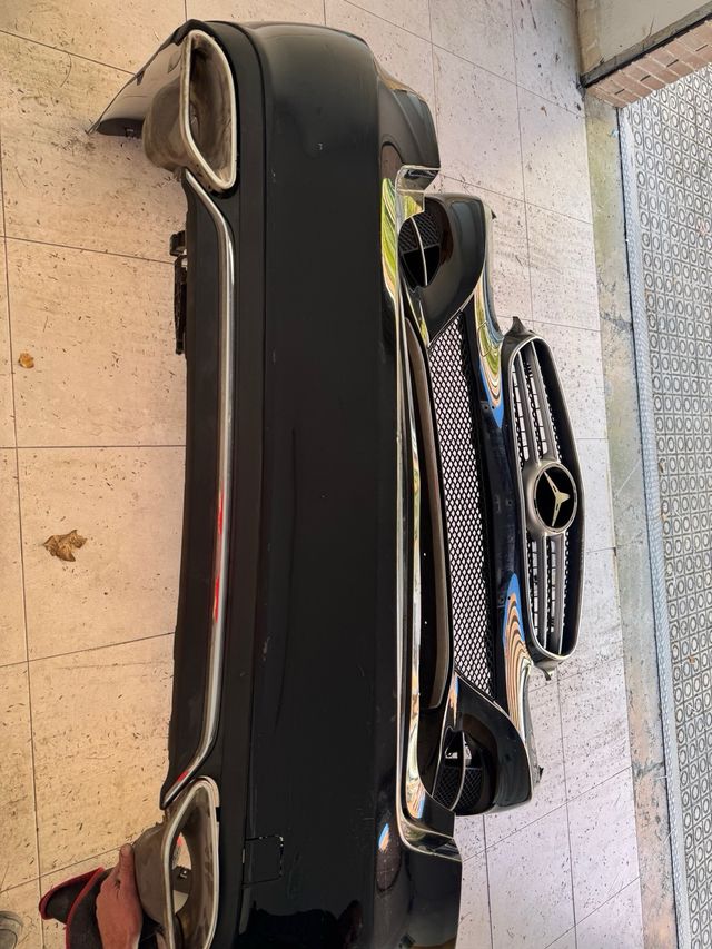 Pára-choques dianteiro e traseiro originais e almofadas de calcanhar