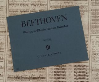 NUEVO Beethoven piano a 4 manos
