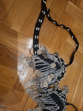 Bikini sujetador niña disfraz monedas