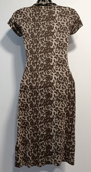 Vestido Zara atigrado