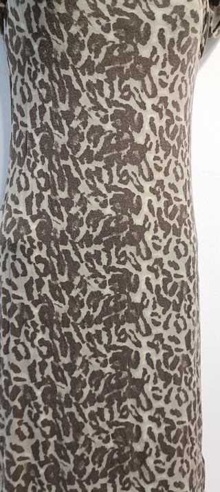 Vestido Zara atigrado