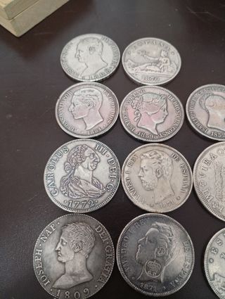 Lote de monedas españolas