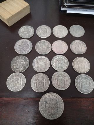 Lote de monedas españolas