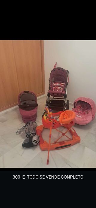 Cochecito trío 3 piezas