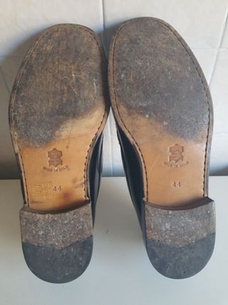 Zapatos mocasines Unanue talla 44 color negro