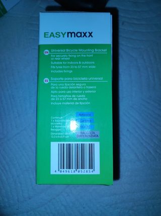 Gancio per bici portabici