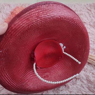 Tocado tipo Pamela media