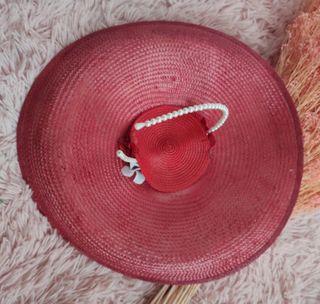 Tocado tipo Pamela media