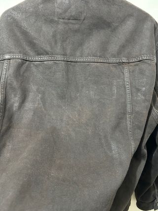 CHAQUETA VAQUERA MARRON EFECTO ENCERADO CUSTOM