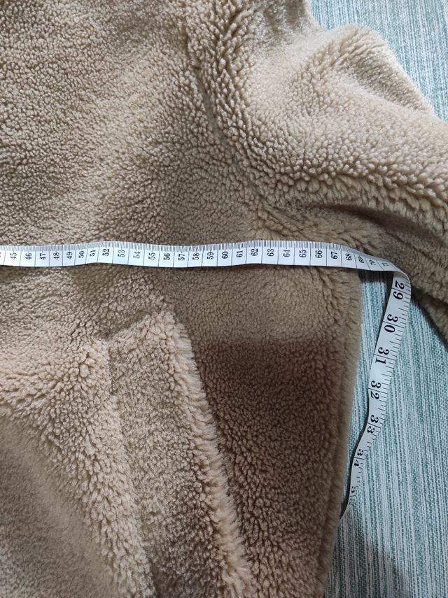 Abrigo de pelo teddy Zara