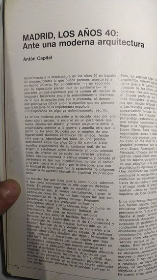 Arquitectura para después de una guerra 1939-1949