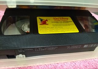 VHS "La Dama y el Vagabundo" Disney original