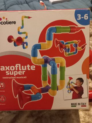 Set giochi bimbi Sassofono giocattolo e orsetto