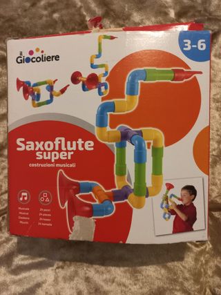 Set giochi bimbi Sassofono giocattolo e orsetto