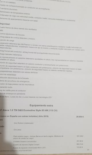 SEAT Ateca REVISION RECIÉN HECHA