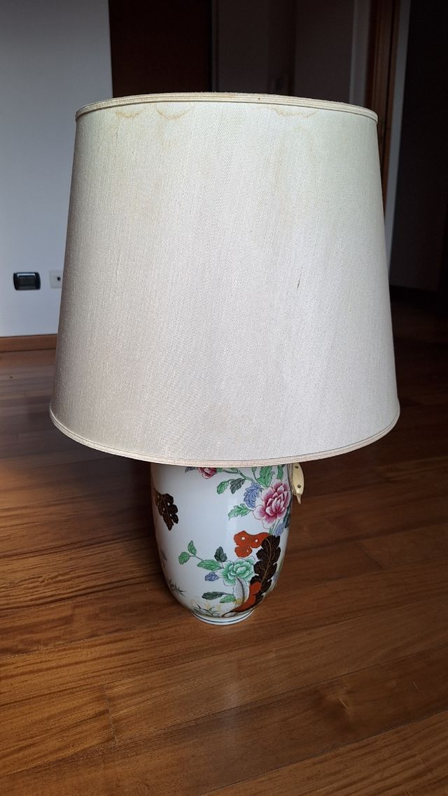 Lampada con vaso ceramica