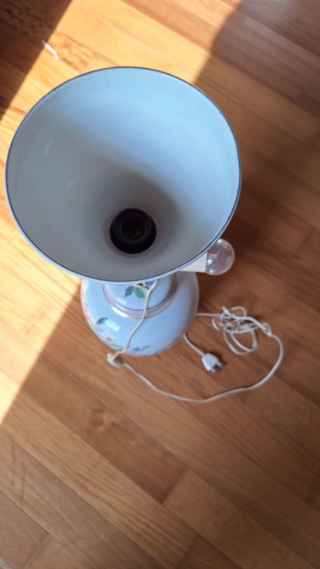 Lampada con vaso ceramica