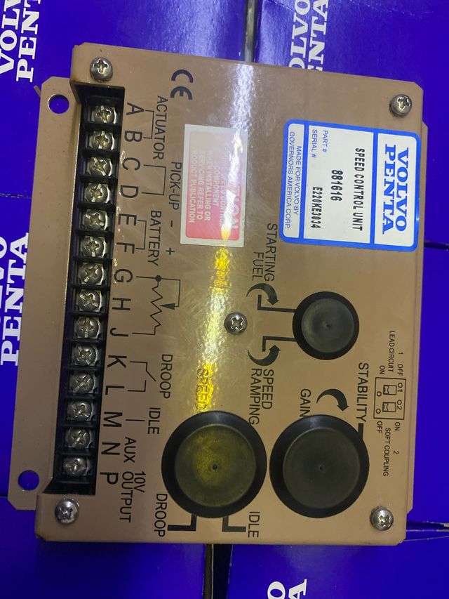 Volvo Penta Unità di Controllo Velocità 881616