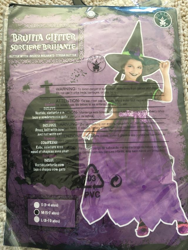 Disfraz de bruja
