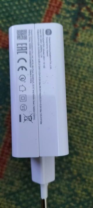 CARGADOR SUPERRÁPIDO ORIGINAL XIAOMI 120W+CABLE 1m