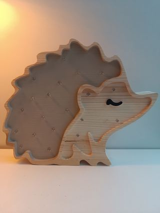 Candeeiro luminária abajur Ouriço Cacheiro baby